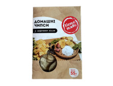 Чіпси "Home Made" з морською сіллю, 55г, Україна