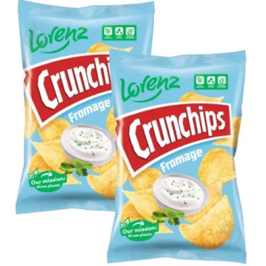 Чіпси "Lorenz""Crunchips" Сир та зелень, 140г, Німеччина
