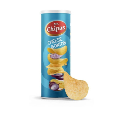 Чіпси "Mr.Chipas" сметана та цибуля, 160г, Латвія