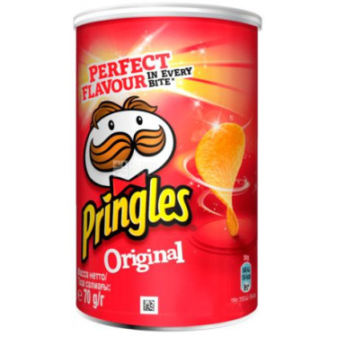 Чіпси "Pringles" Paprika, класичні original, 70г, Бельгія