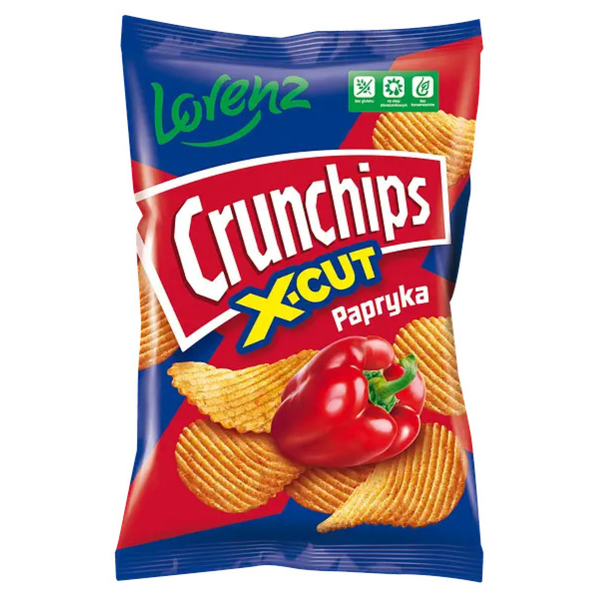 Чіпси "Lorenz" Crunchips паприка, 140г, Німеччина