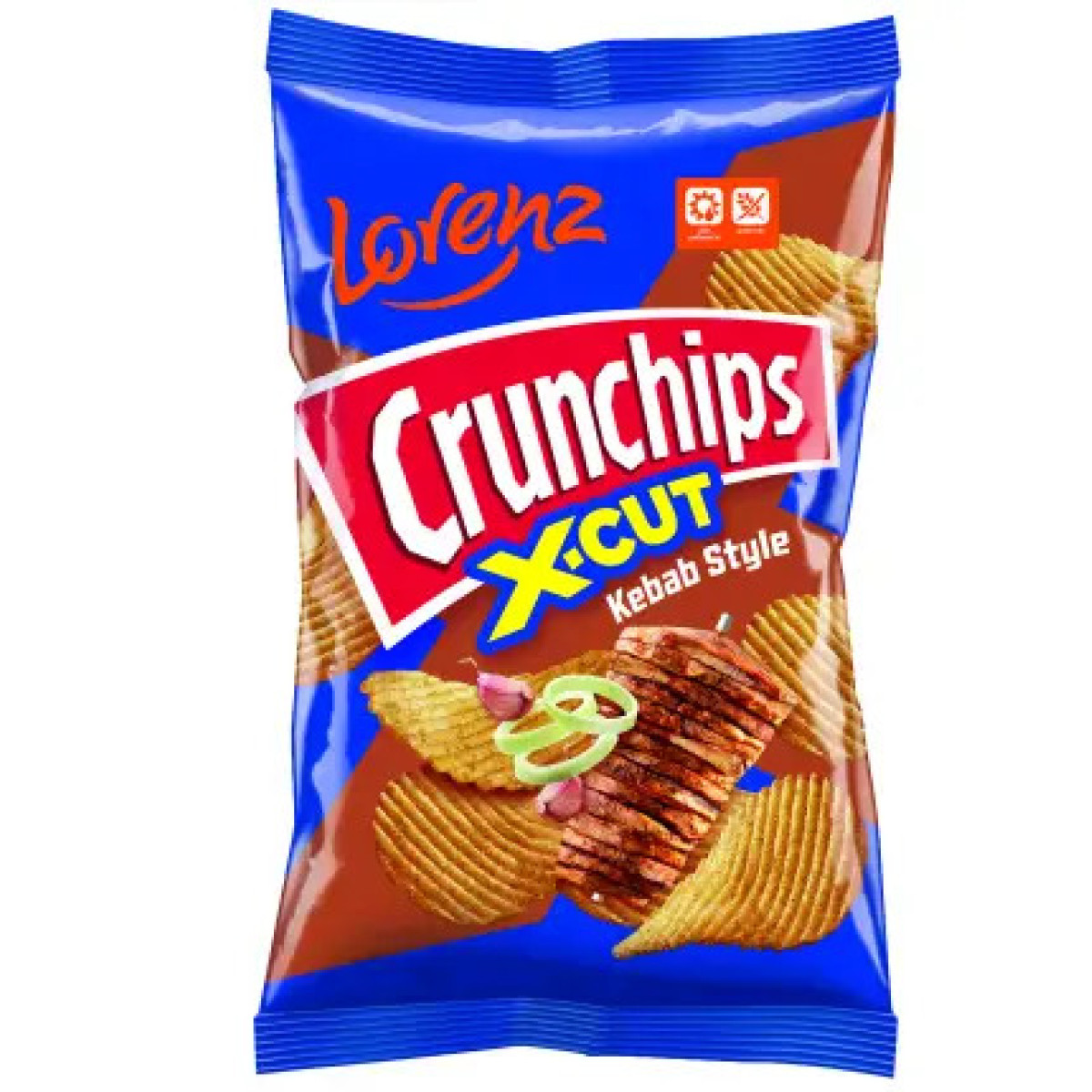 Чіпси "Lorenz" Crunchips см.кебабу, 75г, Німеччина