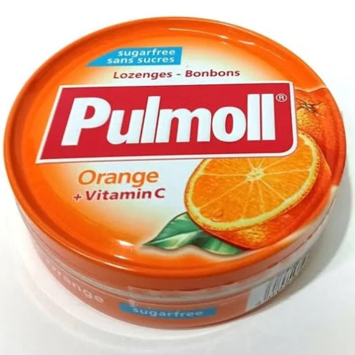 Льодяники "Pulmoll" апельсин, без цукру, 45г, Німеччина
