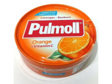 Льодяники "Pulmoll" апельсин, без цукру, 45г, Німеччина