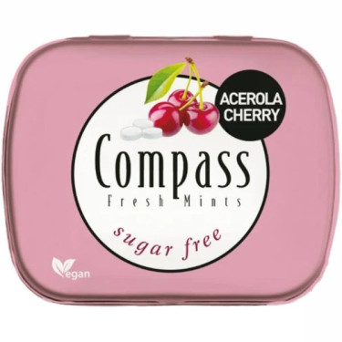 Льодяники "Сompass" Acerola Cherry, 14 г, Німеччина