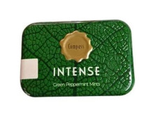 Льодяники "Сompass" INTENSE Green Peppermint Mints, 20 г, Німеччина