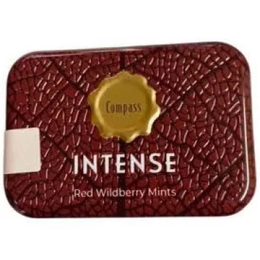 Льодяники "Сompass" INTENSE Red Wildberry Mints, 20 г, Німеччина