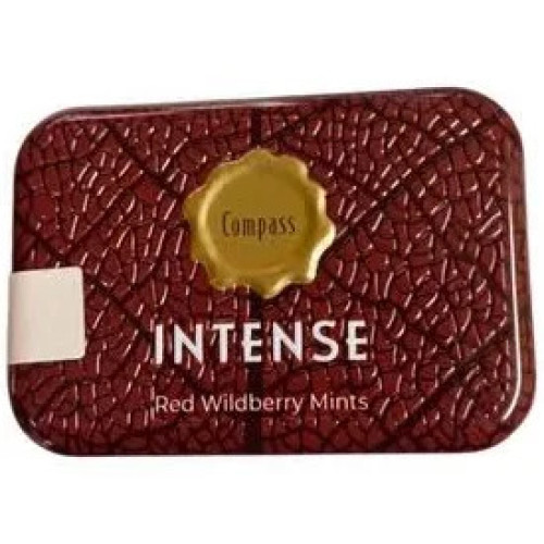 Льодяники "Сompass" INTENSE Red Wildberry Mints, 20 г