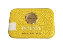 Льодяники "Сompass" INTENSE Yellow Lemon Mints, 20 г