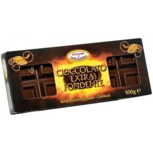Шоколад "Dolciando" Cioccolato Eztra Fondente, 500г