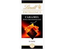 Шоколад "Lindt" Caramel with sea of salt, 100г, Швейцарія