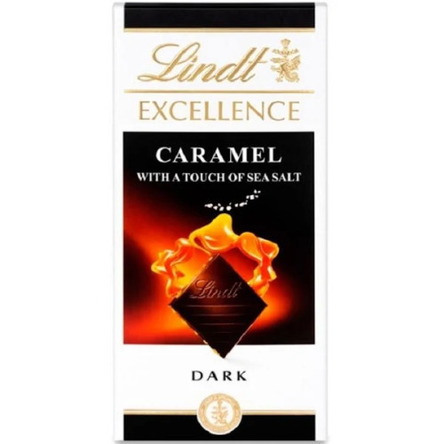 Шоколад "Lindt" Caramel with sea of salt, 100г