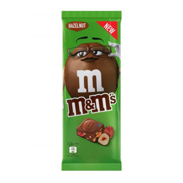 Шоколад "M&Ms" Hazelnut, 165г, Англія