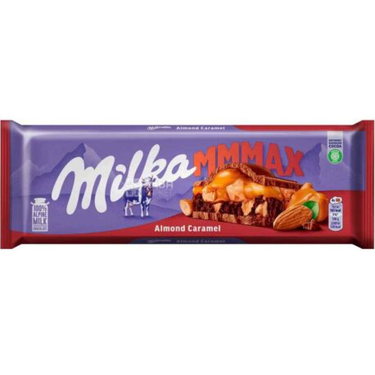 Шоколад "Milka" almond caramel, 250г, Швейцарія