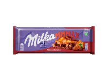Шоколад "Milka" almond caramel, 250г, Швейцарія