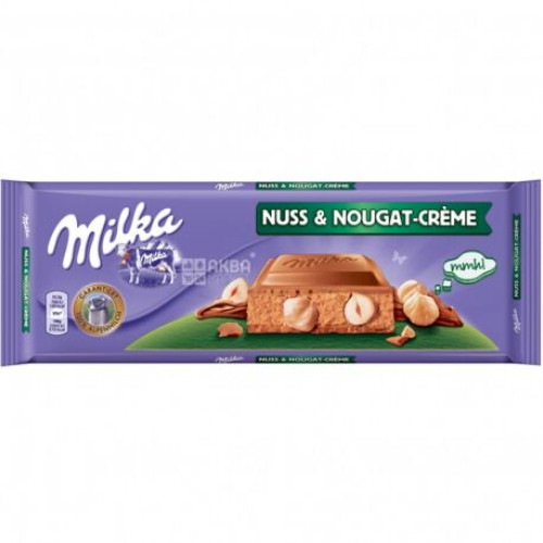 Шоколад "Milka" Nuss&Nougat Creme, 300г