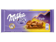 Шоколад "Milka" Triple Caramel, 90г