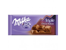 Шоколад "Milka" Triple Chocolate, 90г