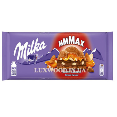 Шоколад "Milka" з мигдалем, 300г, Швейцарія
