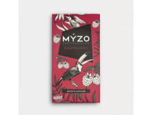Шоколад "MYZO" чорний з малиною, 80г, Україна