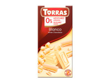 Шоколад "Torras" білий(без цукру), 75г