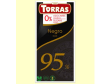 Шоколад "Torras" чорний 95%, 75г