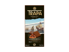 Шоколад "TRAPA" Карамель та сіль, 100г