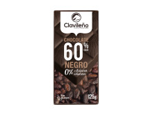 Шоколад "Clavileno" чорний 60% без цукру, 125г