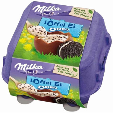 Шоколадні яйця "Milka" з орео, 128г, Швейцарія