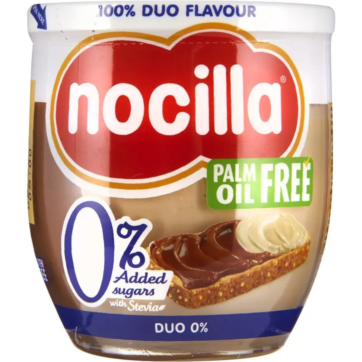 Шоколадна паста "Nocilla" Duo без цукру, 190г, Іспанія