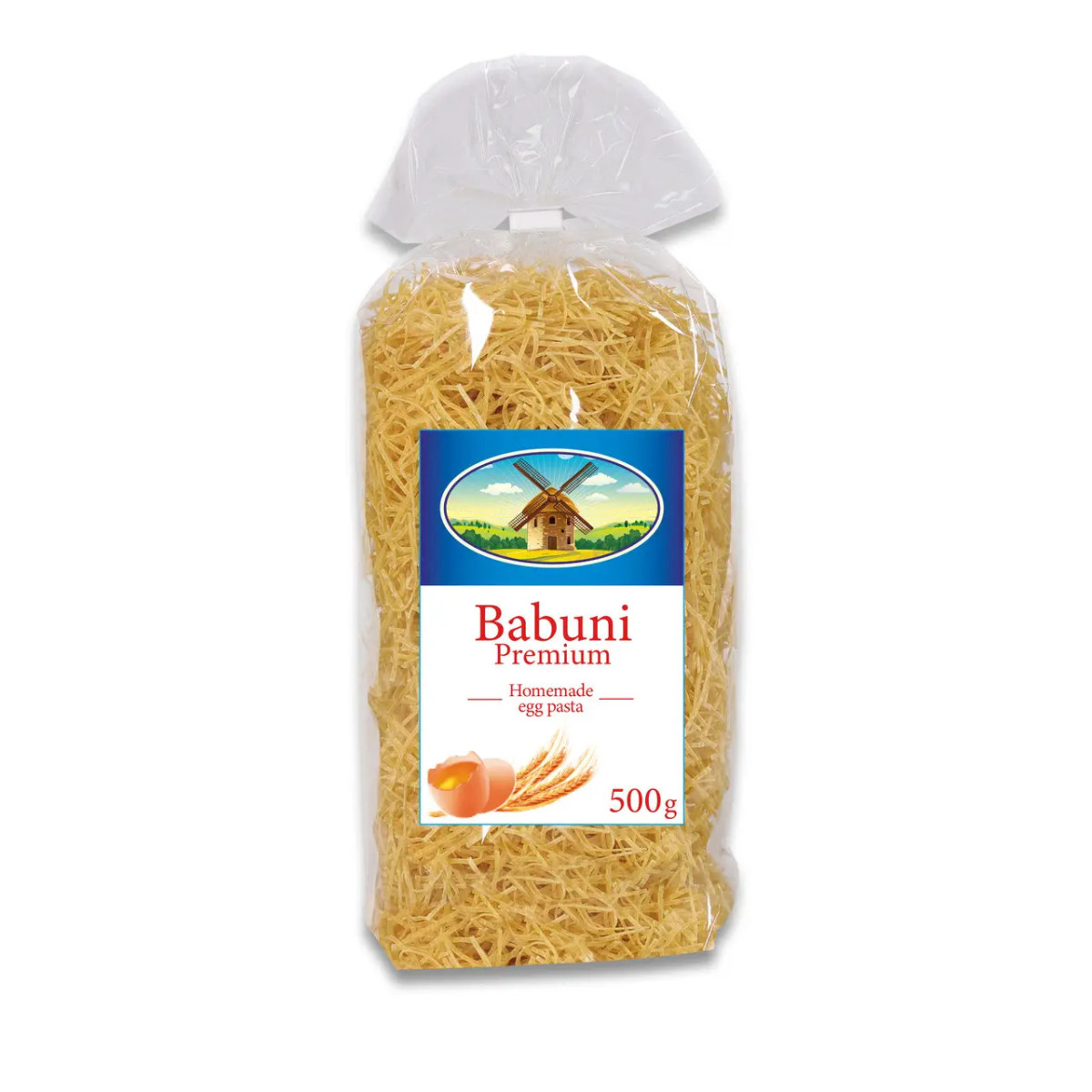 Макарони "Babuni Premium" вермішель 1, 500г, Україна