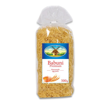 Макарони "Babuni Premium" вермішель 1, 500г, Україна