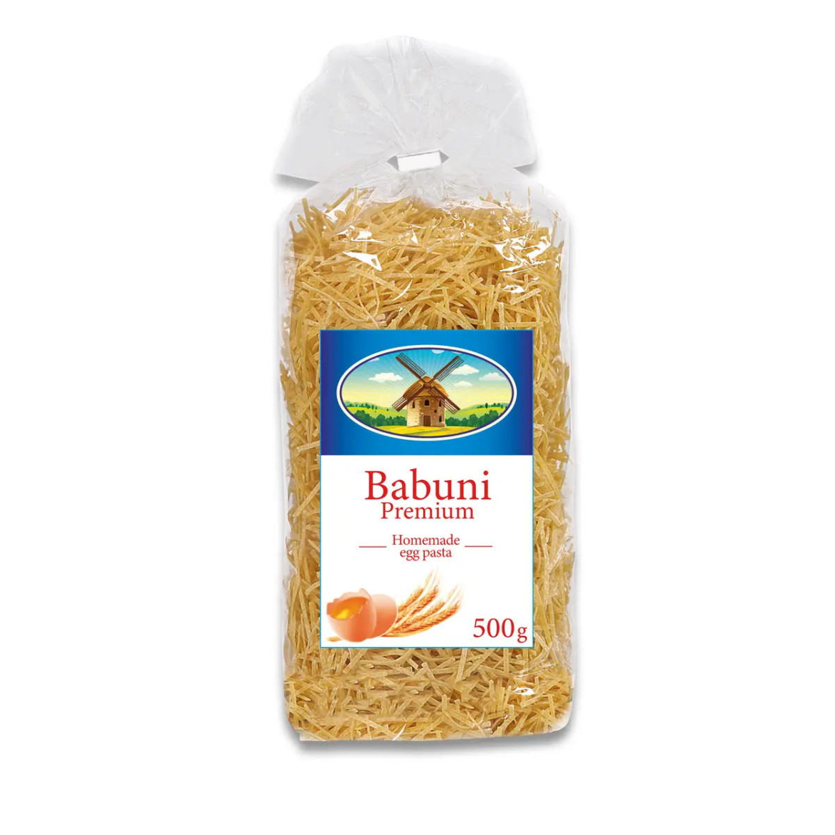 Макарони "Babuni Premium" локшина 2, 500г, Україна
