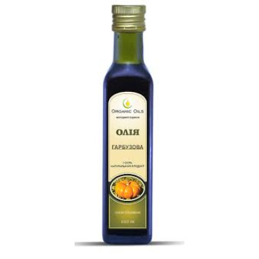 Олія "Organic Oils" Гарбузова, 250мл, Україна