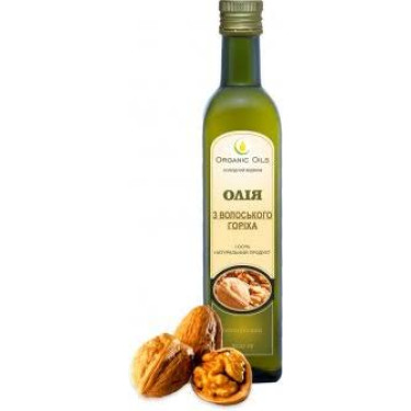 Олія "Organic Oils" з Волоського горіху, 250мл, Україна