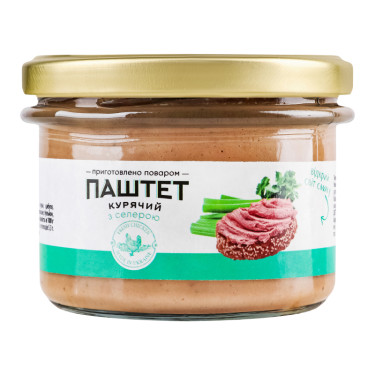 Паштет "Шеф-Повар" курчий з селерою, 100г, Україна