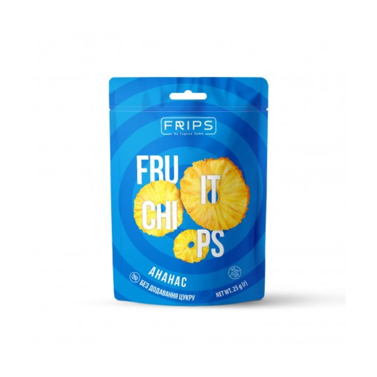 Чіпси "Frips" з ананасом, 25г, Україна