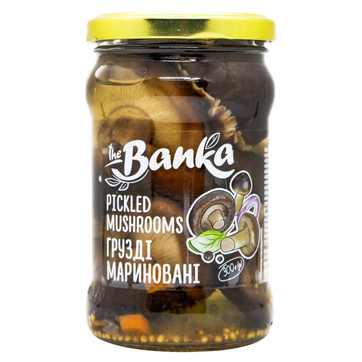 Грузді "The Banka" мариновані, 300г, Україна