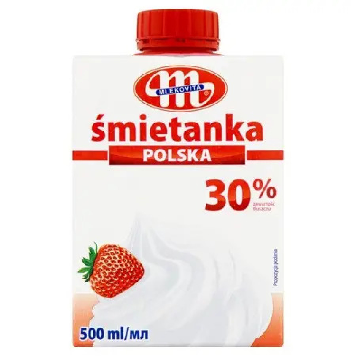 Вершки "Mlekovita" 30%, 0.5л, Україна