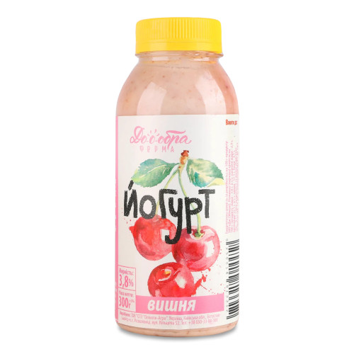 Йогурт "Добра Ферма" Вишня , 300г