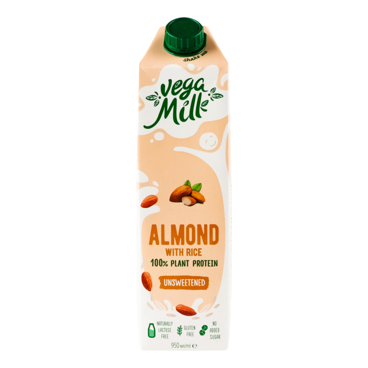 Молоко "Vega Milk" мигдальне з рисом, 0.95л, Україна