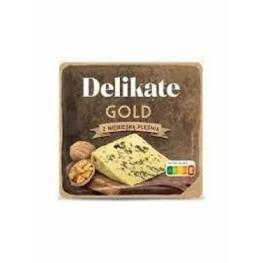 Сир "Delikate" Gold з синьою пліснявою, 100 г, Польща