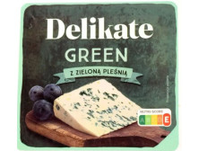 Сир "Delikate" Green з зеленою пліснявою, 100 г, Польща