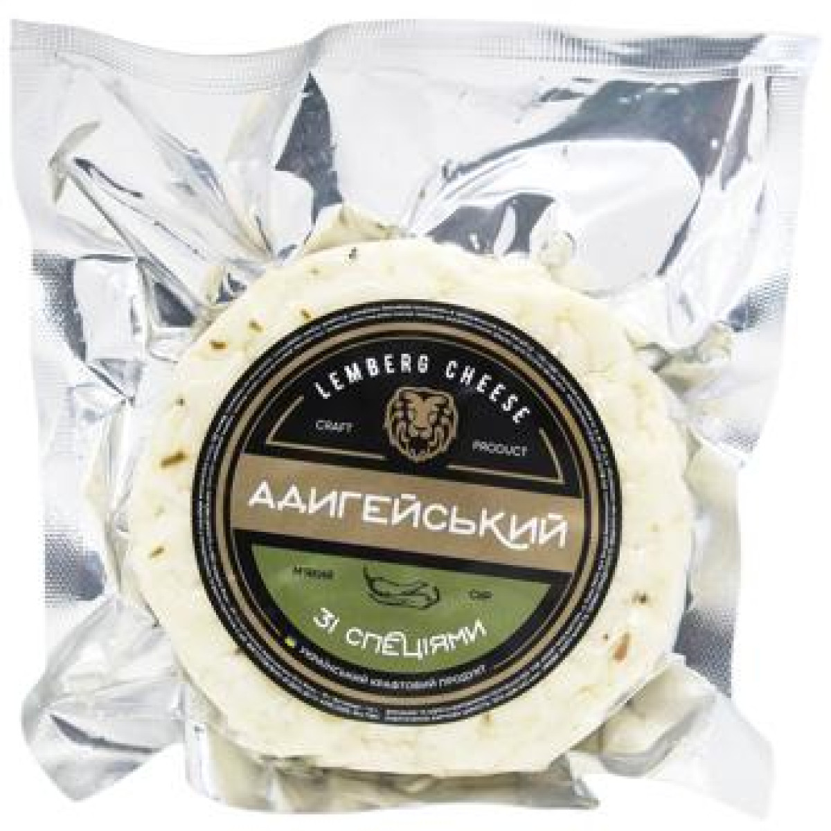 Сир "Lemberg Cheese" Адигейський зі спеціями, 100г, Україна