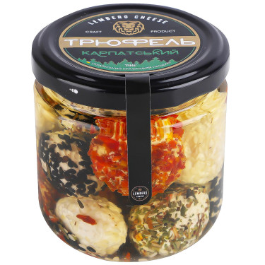 Сир "Lemberg Cheese" Карпатський трюфель в олії, 196г, Україна