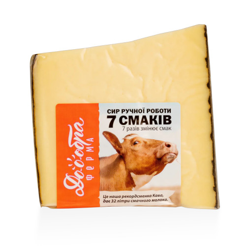 Сир "Добра Ферма" "Сім смаків" Гауда, 100г
