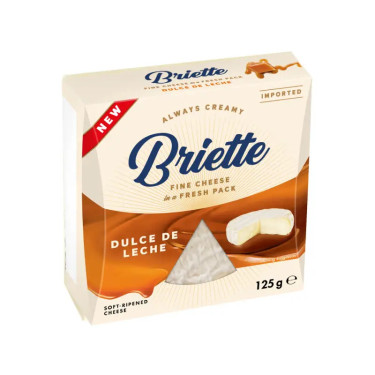 Сир з пліснявою та карамеллю "Briette" Dulce de Leche , 125г, Німеччина
