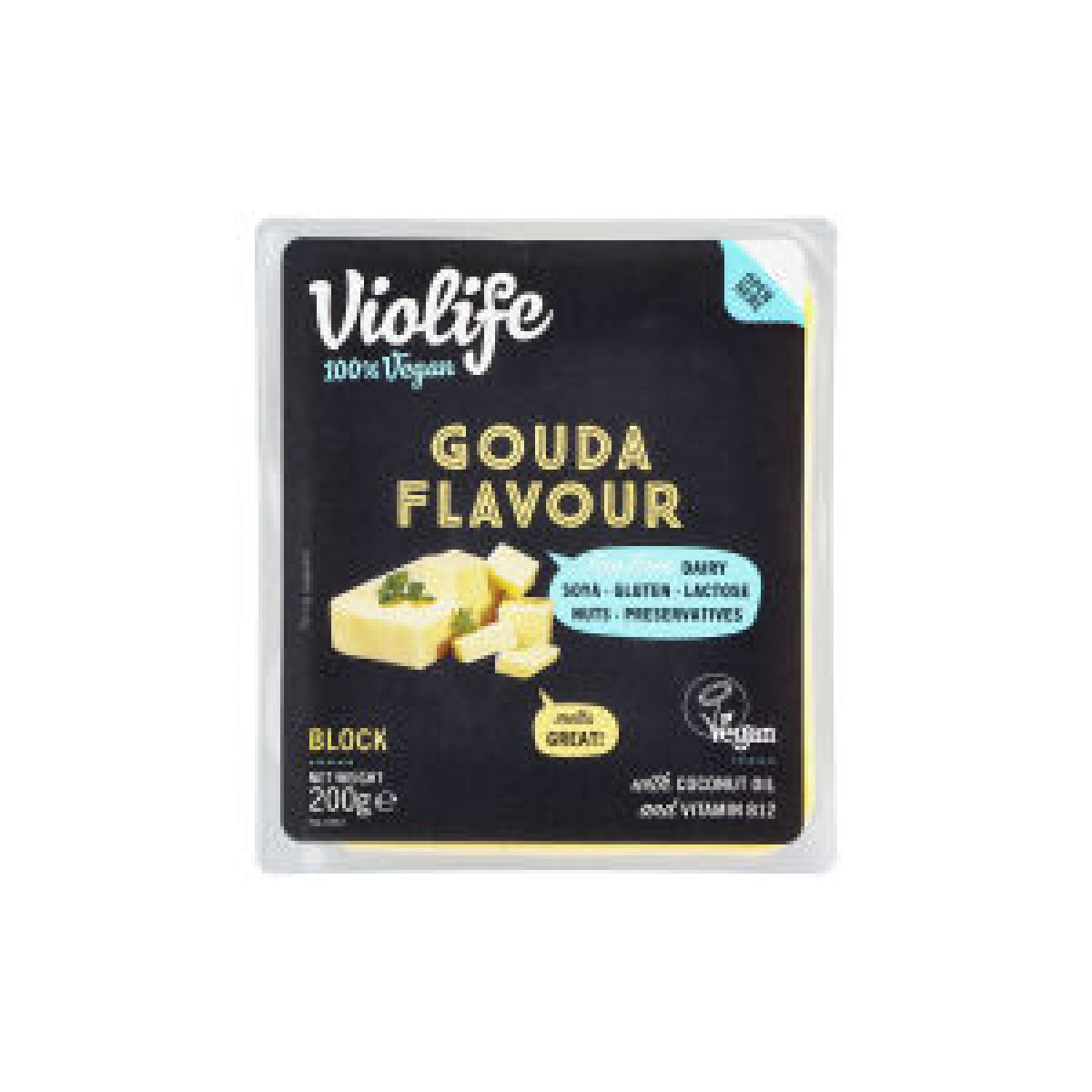 Сир-блок "Violife" Оригінал, 200г, Україна