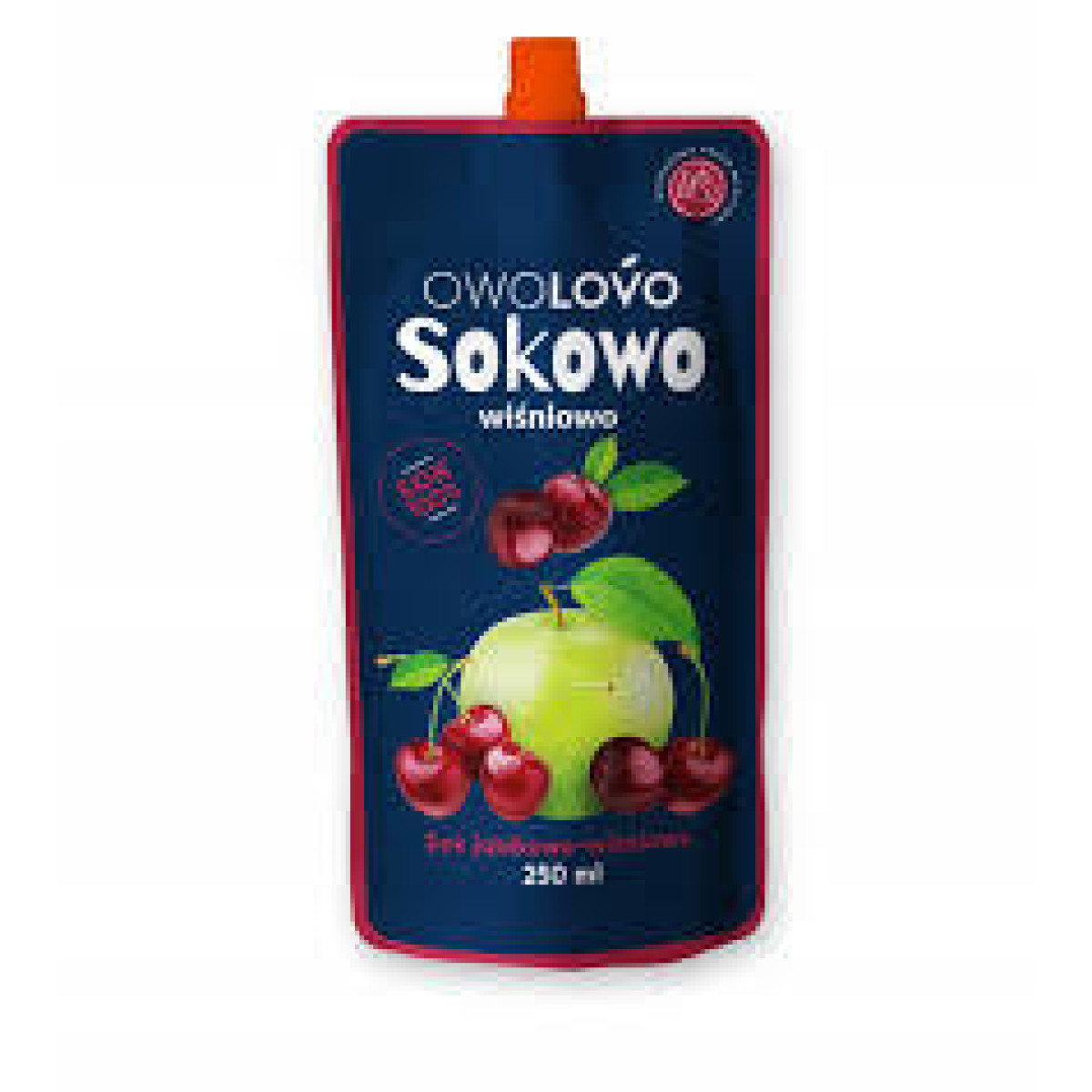 Сік "Owolovo" Яблучно-вишневий, 250мл, Польща