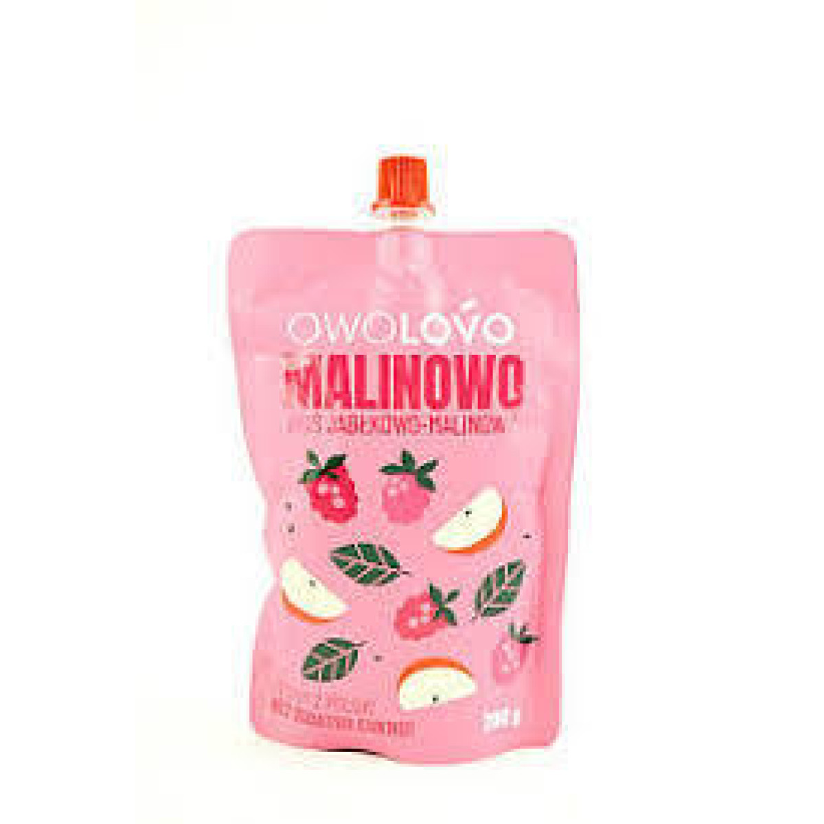 Мус "Owolovo" яблучно-полуничний, 200г, Польща